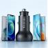 Mcdodo CC-7030 Car Charger, USB + USB-C, with Display, 45W (Black)